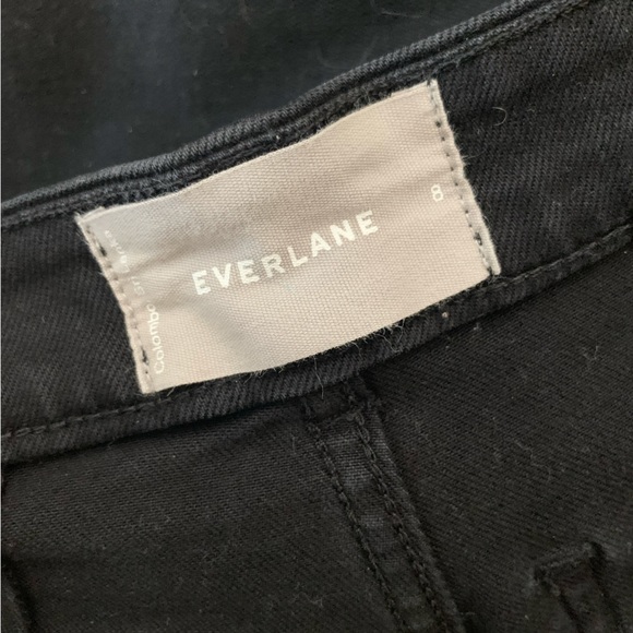 Everlane Cotton Twill Short | Black - Picture 8 of 10